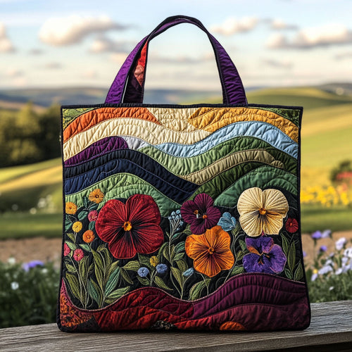 Dreamy Petals Quilted Tote Bag NCU0PT8300