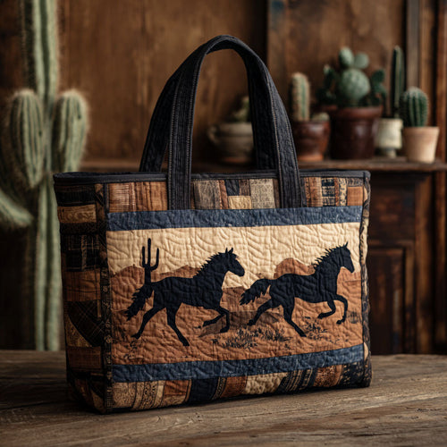 Dusty Hooves Quilted Tote Bag NCU0PT8618