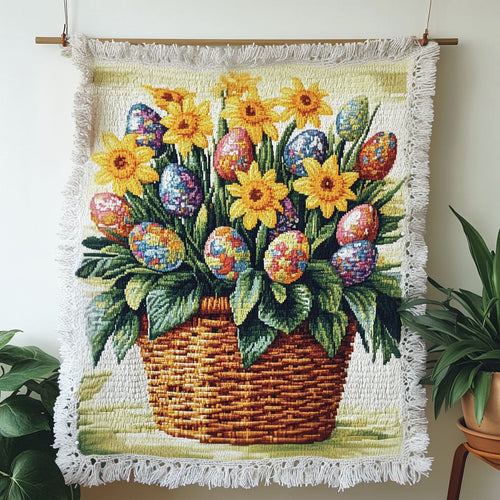 Easter Bunnies Woven Sofa Blanket NCU0NT4731