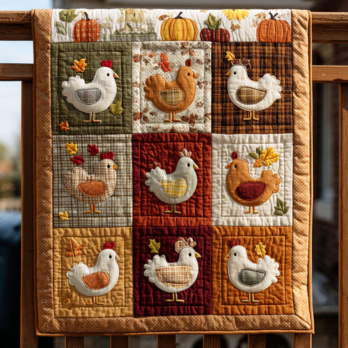 Egg And Feather Quilted Blanket NCU0TV088