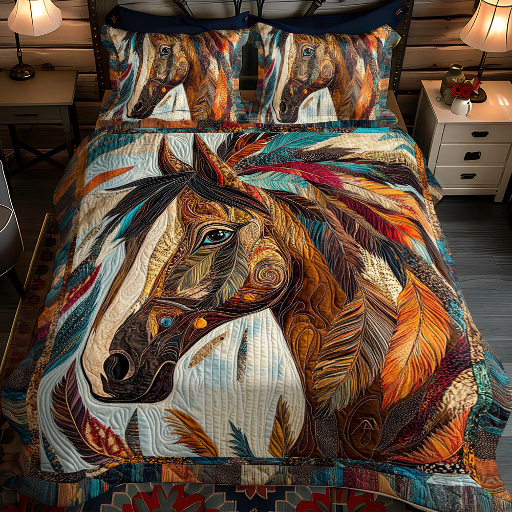 Braveheart Hound 3-Piece Quilted Bedding Set NCU0PTT500
