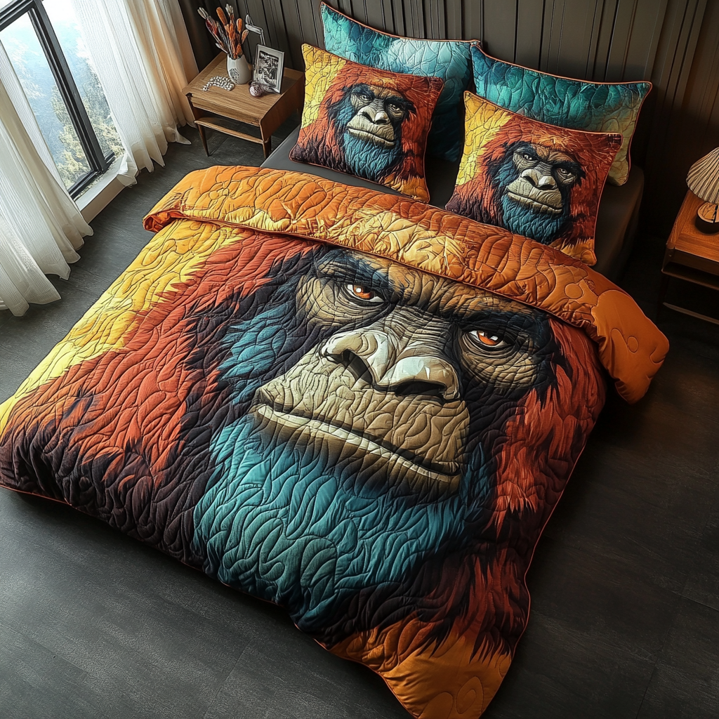 Elusive Legend 3-Piece Quilted Bedding Set NCU0DV2795