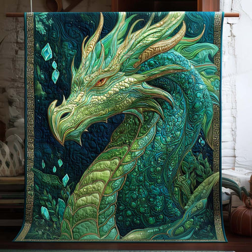 Emerald Guardian Quilted Blanket NCU0NT9651