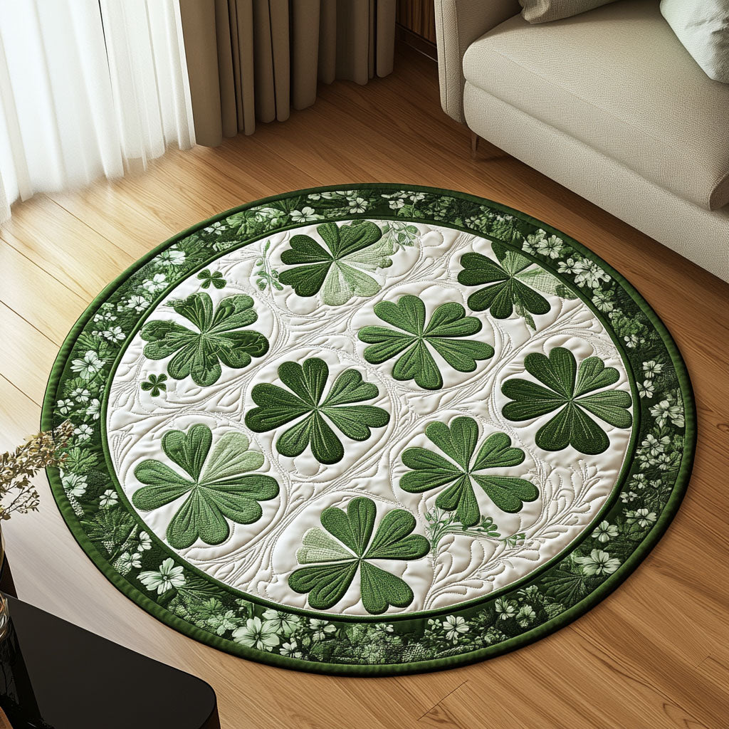 Lunar Alpha Quilted Round Mat NCU0DV1121