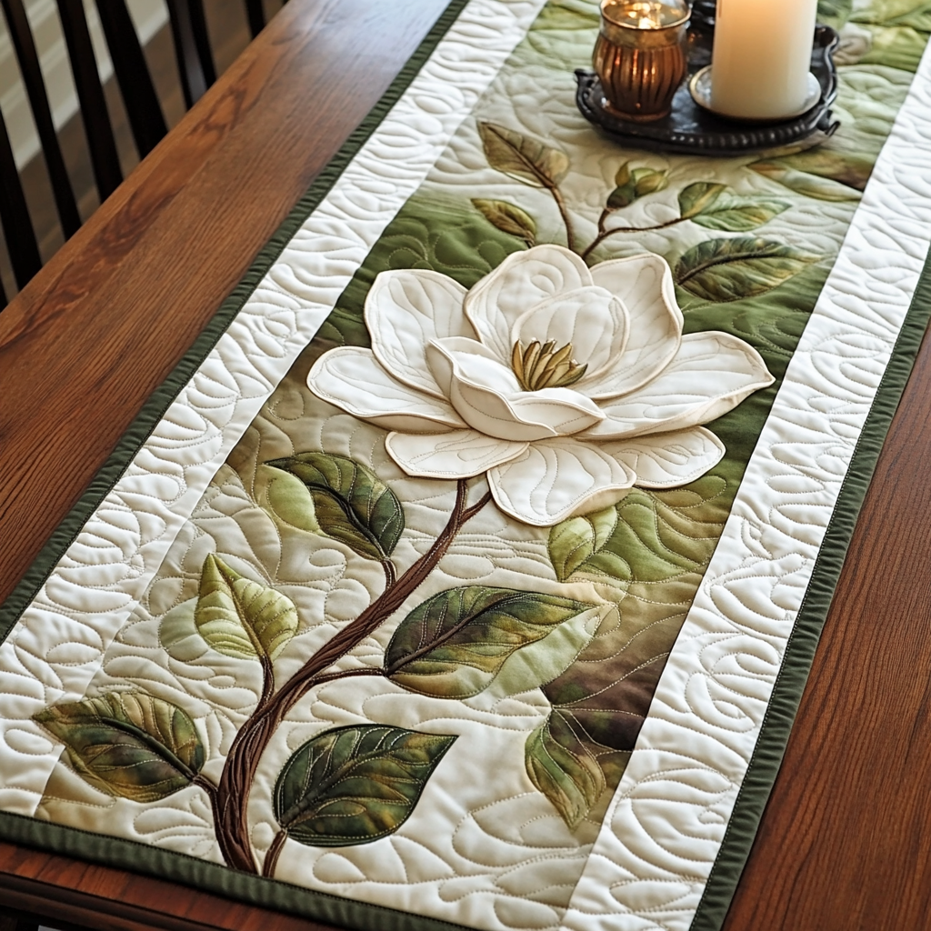 Evergreen Express Quilted Table Runner NCU0NTV345