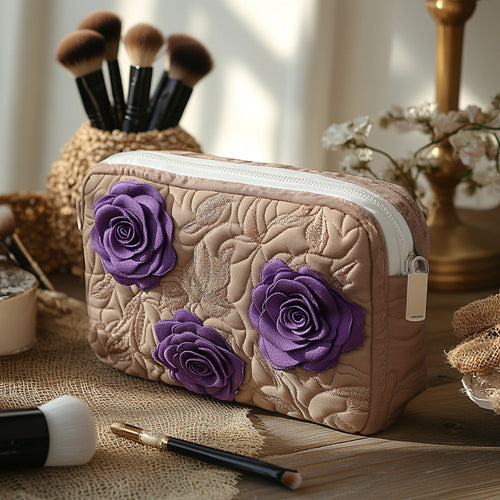 Enchanted Rose Quilted Makeup Bag NCU0DV7742