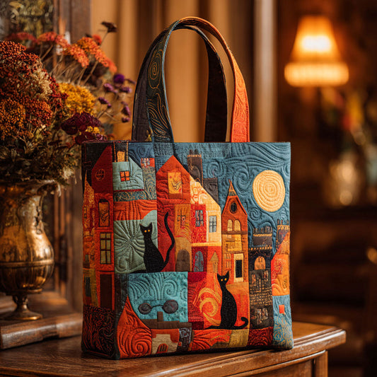 Enchanted Whiskers Quilted Tote Bag NCU0PT8889