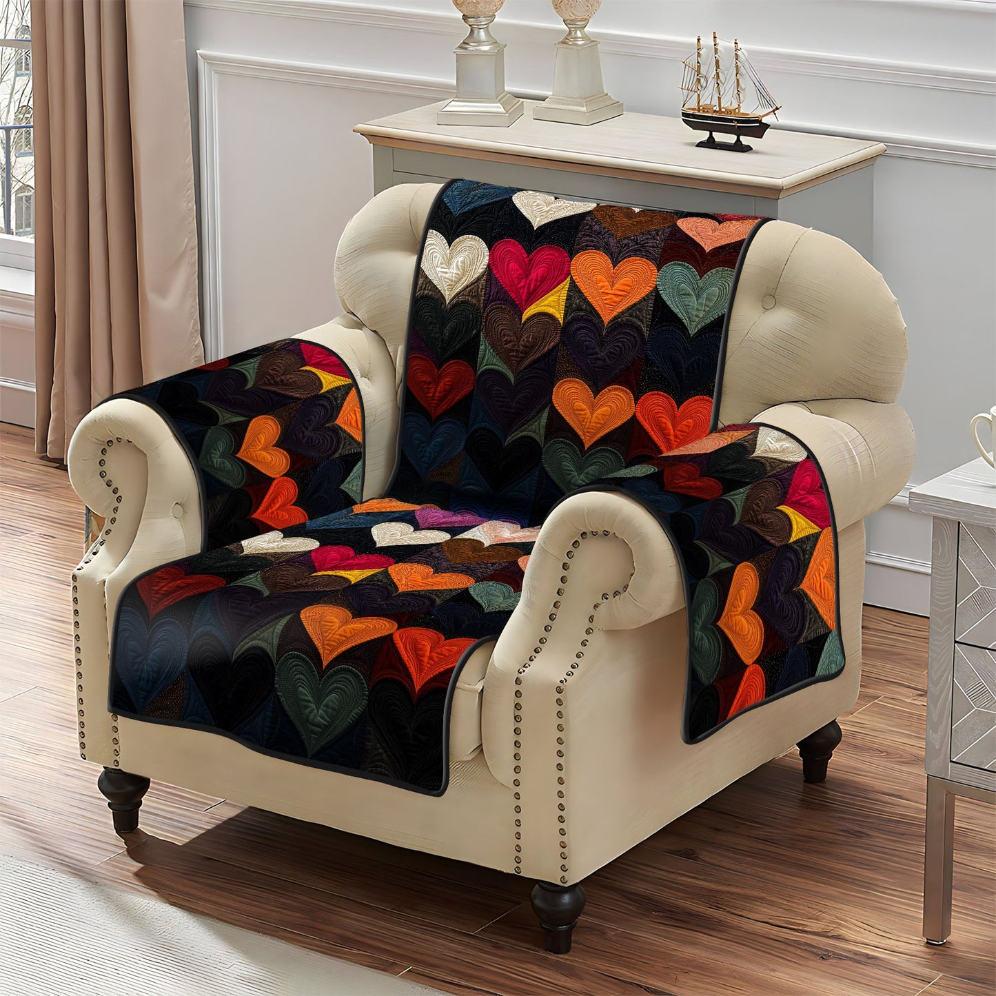 Endless Love Quilted Sofa Cover NCU0PT3229