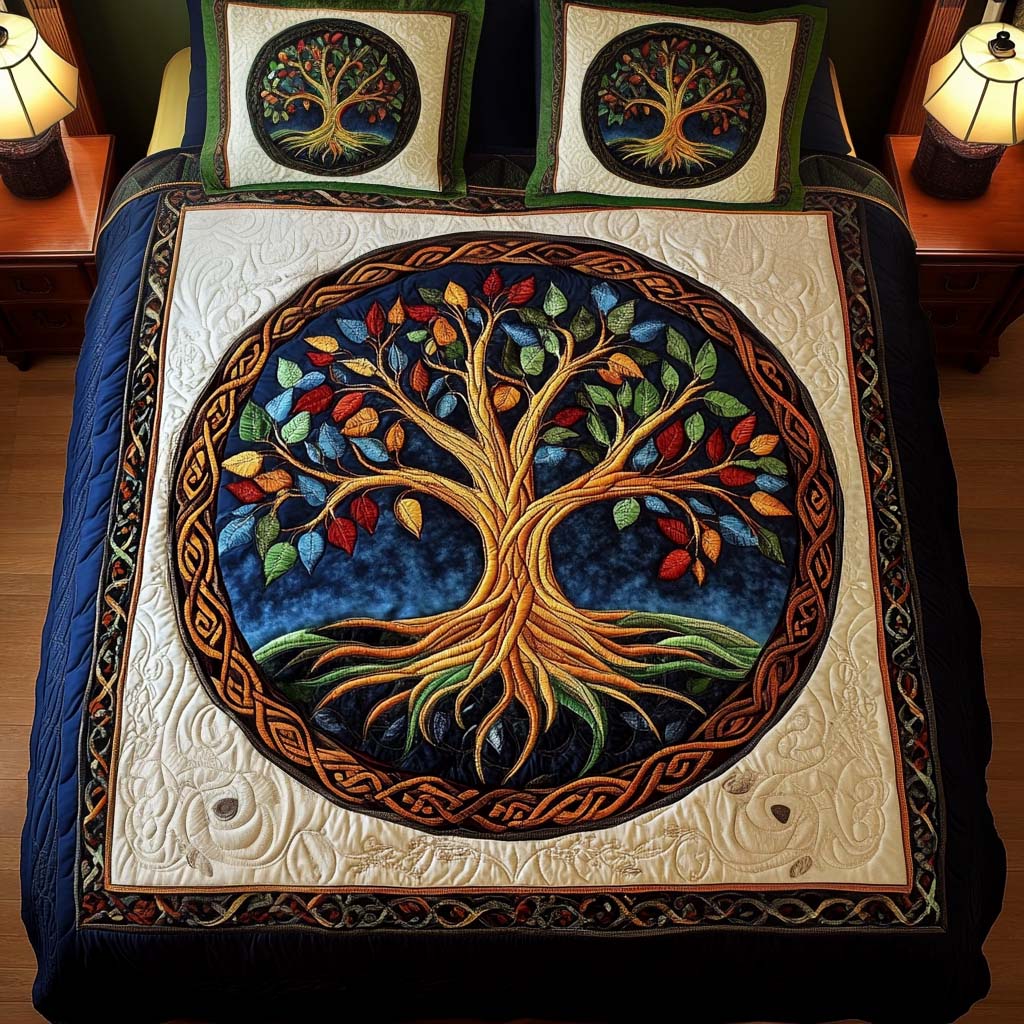 Eternal Cross Quilted Blanket NCU0VL526