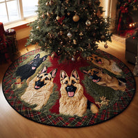 Faithful Holiday Quilted Christmas Tree Skirt NCU0DV8045