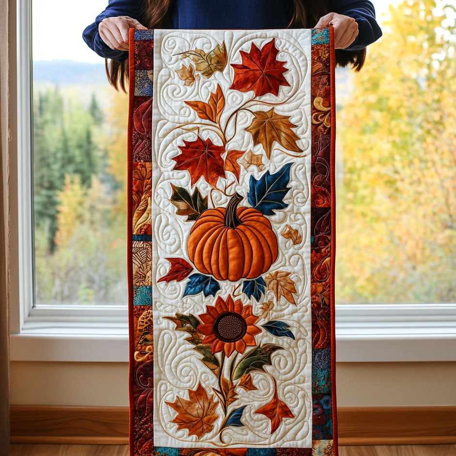 Fall Festival Quilted Table Runner NCU0PT1176 – Vantique
