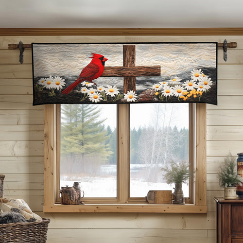 Feathers of Faith Quilted Valance NCU0PT4967