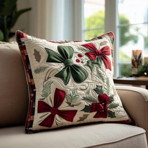 Festive Chimes Quilted Pillow Case NCU0PT9090