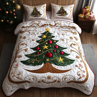 Festive Charm 3-Piece Quilted Bedding Set NCU0VL2934