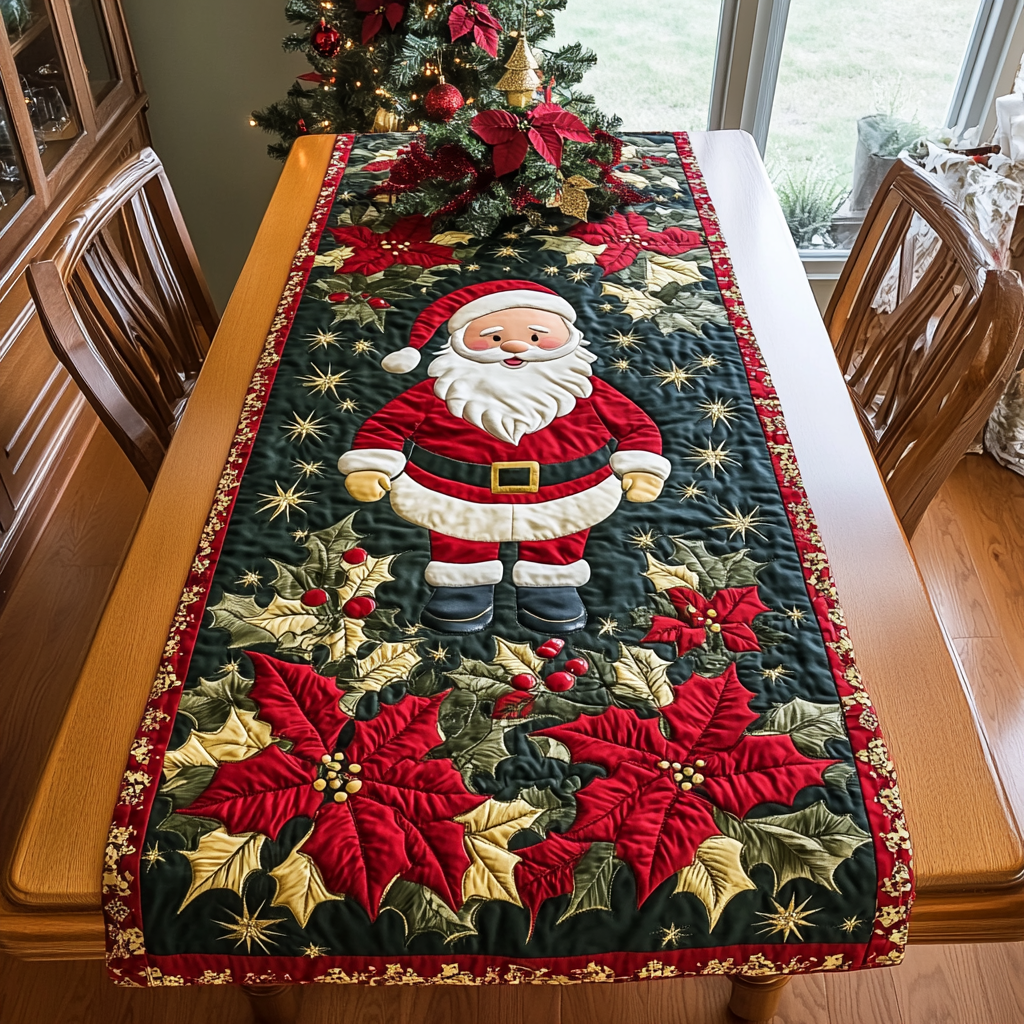Pug Cheer Quilted Table Runner NCU0DDK1409