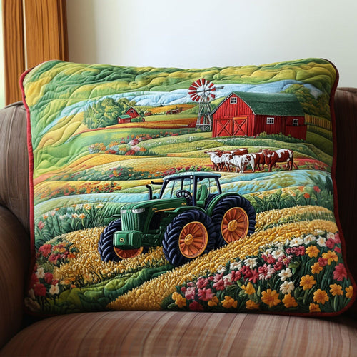 Field of Dreams Quilted Bedding Pillow Case NCU0PT5979