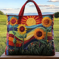 Fields of Joy Quilted Tote Bag NCU0PT7986