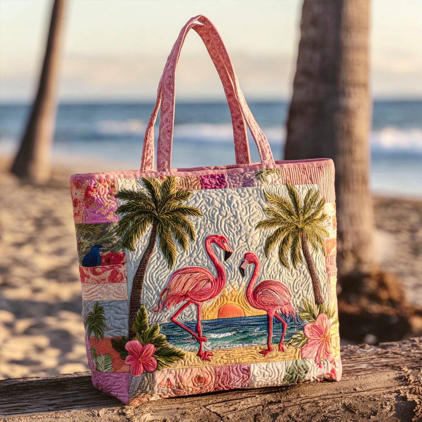 Flaminglow Quilted Tote Bag NCU0PT8508