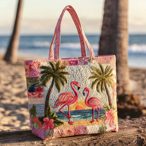 Flaminglow Quilted Tote Bag NCU0PT8508