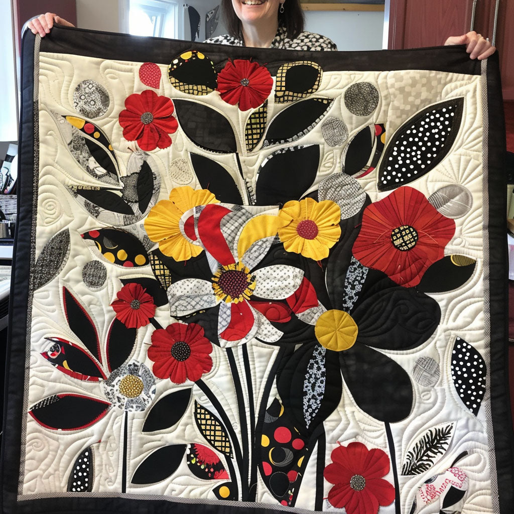 Floral Energy Quilted Blanket NCU0TL363 – Vantique