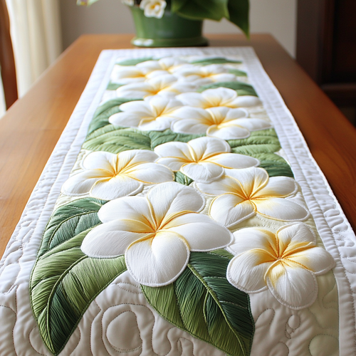 Floral Paradise Quilted Table Runner NCU0VL2001