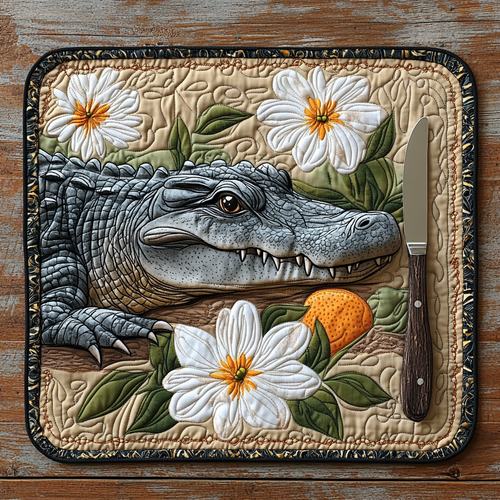 Florida Alligator Quilted Place Mat NCU0DV5666