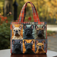 Fluffy Beret Quilted Tote Bag NCU0DV7133