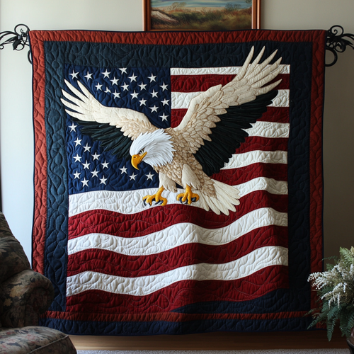 Flying Honor Quilted Blanket NCU0DK8557