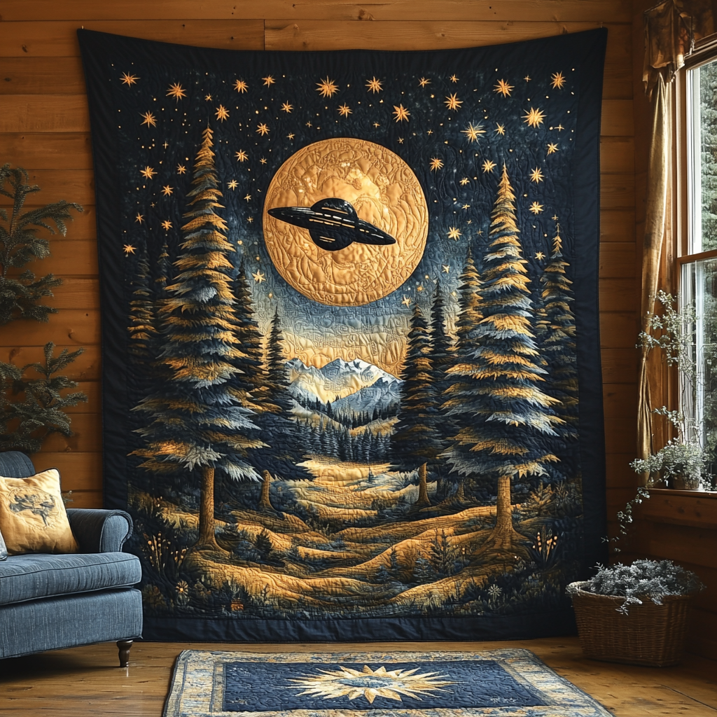 Mystic Canyon Ride Quilted Blanket NCU0DV1596 main image 1
