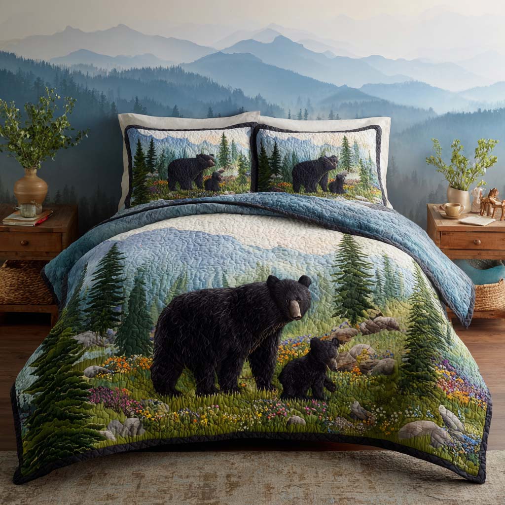 Forest Ridge 3-Piece Quilted Bedding Set NCU0PTT2420