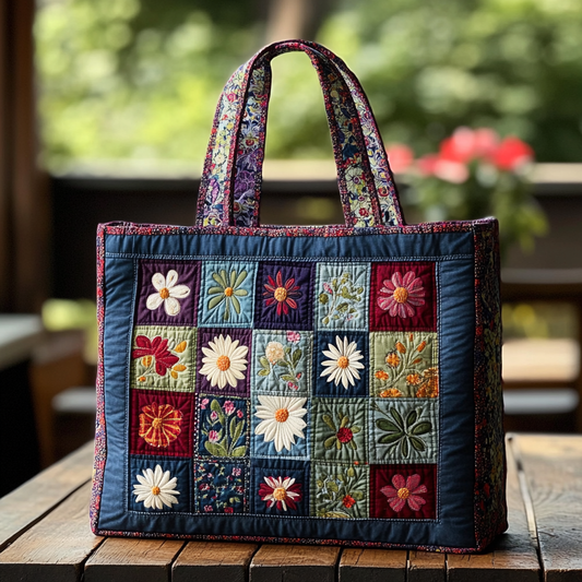 Forest Charm Quilted Tote Bag NCU0DK9422