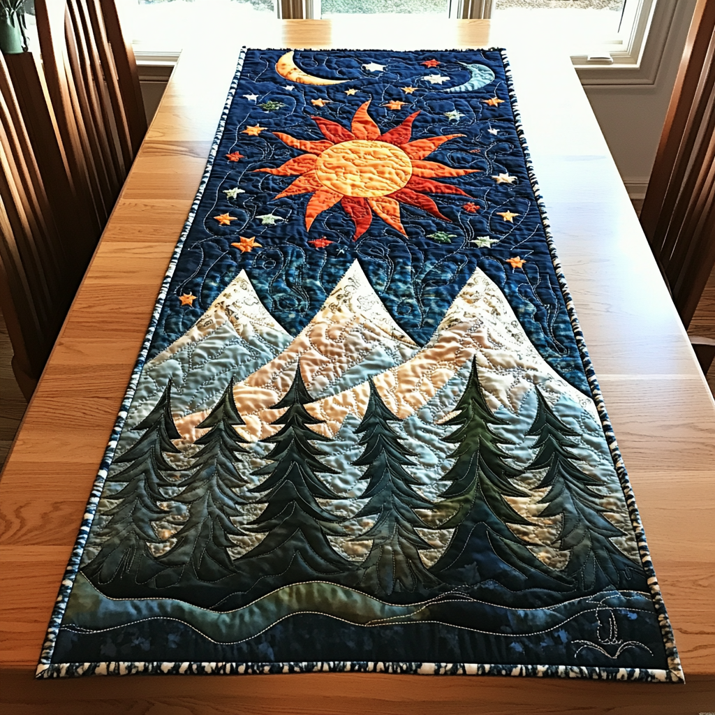 Nature Essence Quilted Table Runner NCU0DDK1302