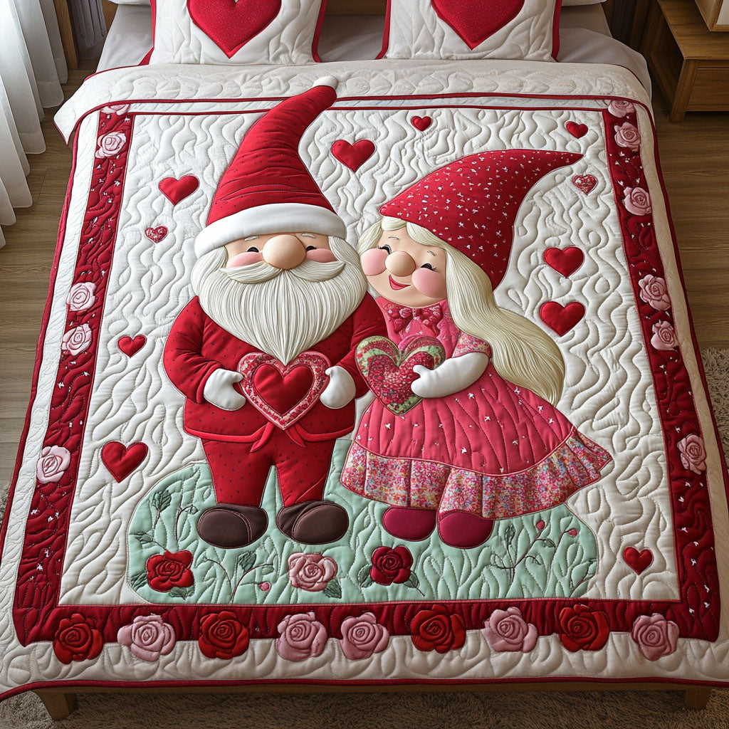Gnome Gathering Quilted Blanket NCU0NT1954 main image 0