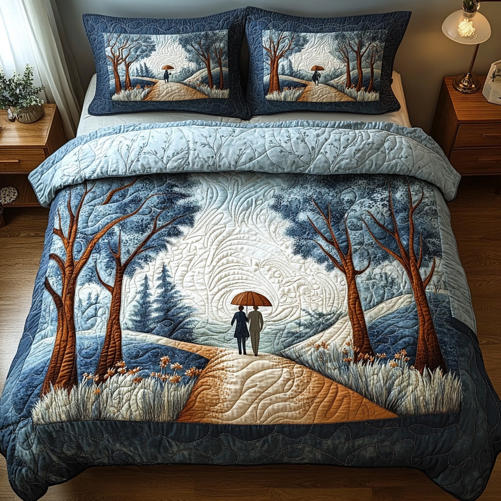 Fluffy Guard 3-Piece Quilted Bedding Set NCU0PVL318 main image 0