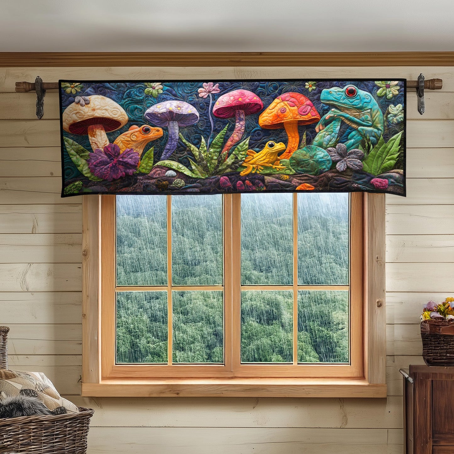 Frog Whisperers Quilted Valance NCU0PT5161
