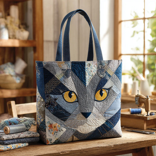 Frost Gaze Quilted Tote Bag NCU0TV208
