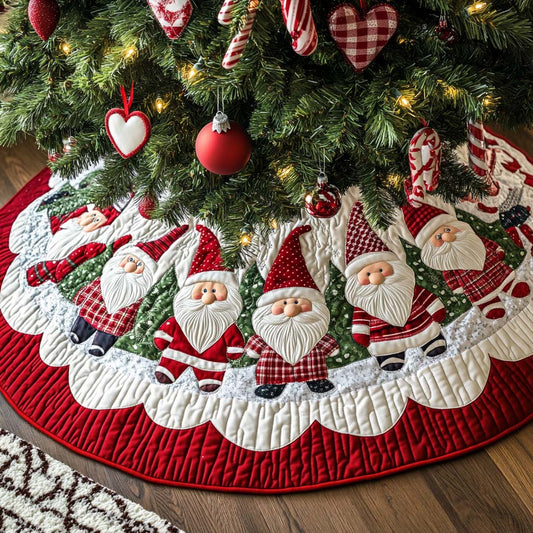 Frosted Dreams Christmas Quilted Tree Skirt NCU0NT10494