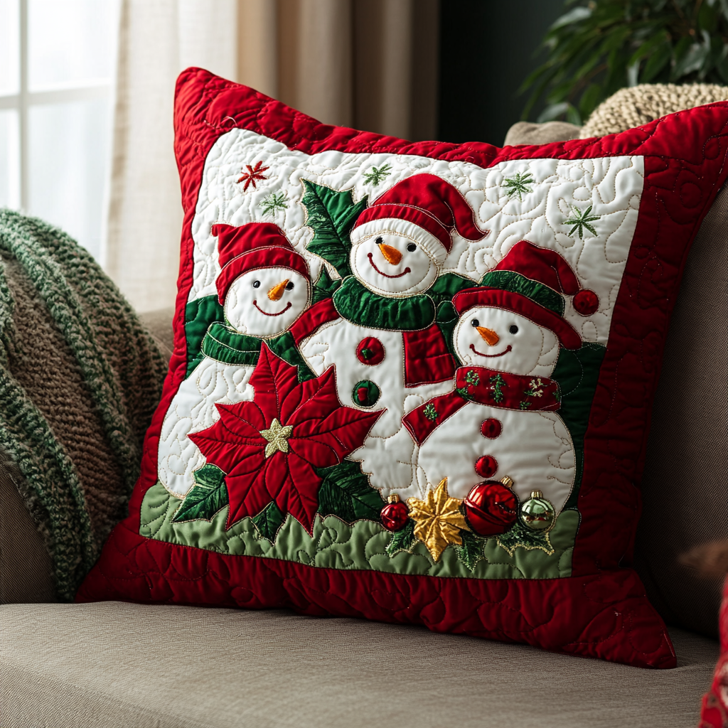 Floral Postage Collection WJ0901135CL Quilt Pillow Case