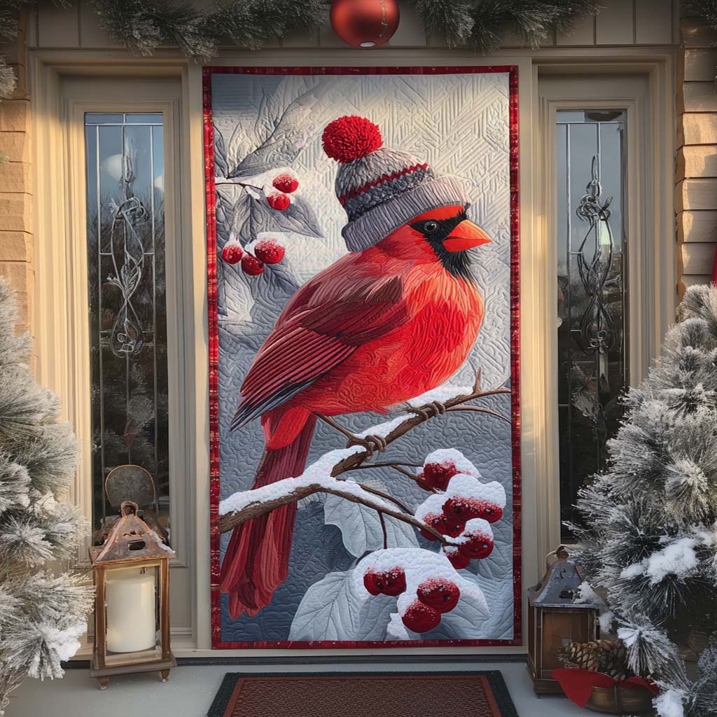 Frosted Melody Quilted Door Cover NCU0XD1636