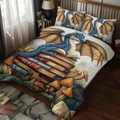 Frostfang Chill 3-Piece Quilted Bedding Set NCU0NT915