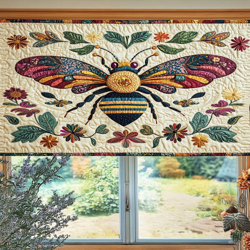 Garden Buzz Quilted Valance NCU0PT5099
