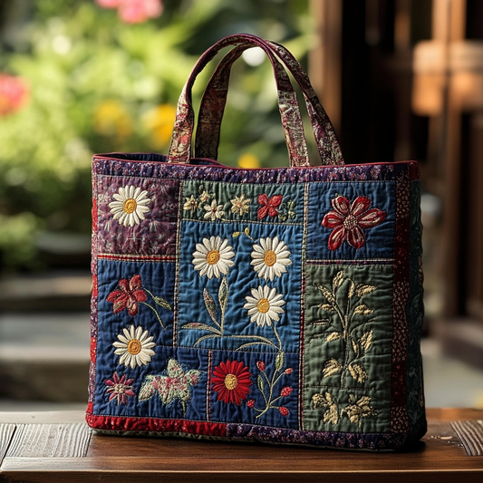 Garden Glow Quilted Tote Bag NCU0DK9424