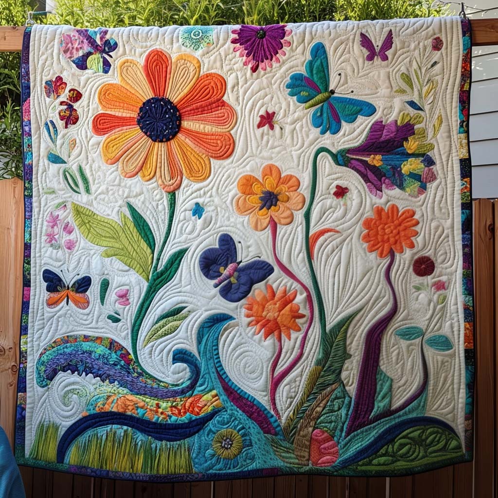 Spring Symphony Quilted Placemat NCU0NNT968