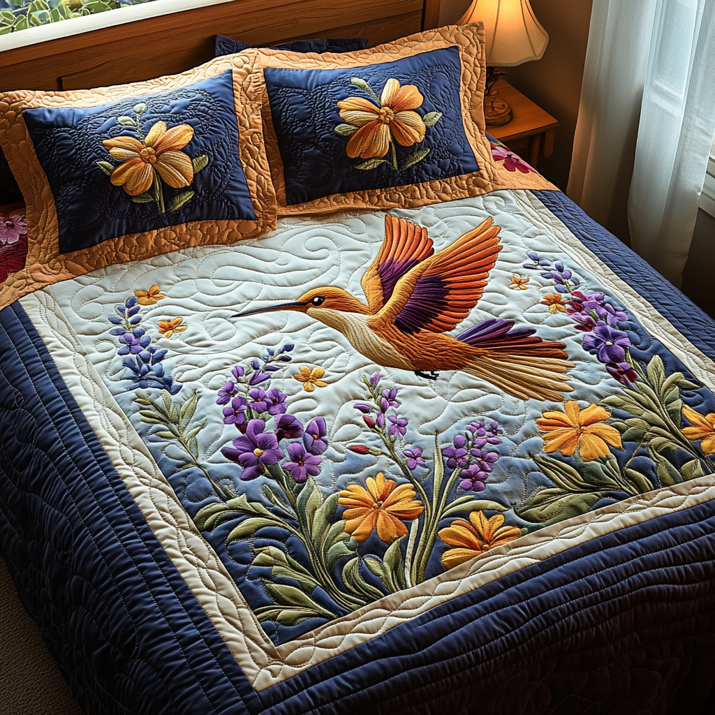 Golden Wings Quilted Blanket NCU0DQQ0809