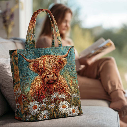 Gentle Horns Quilted Tote Bag NCU0NT9003
