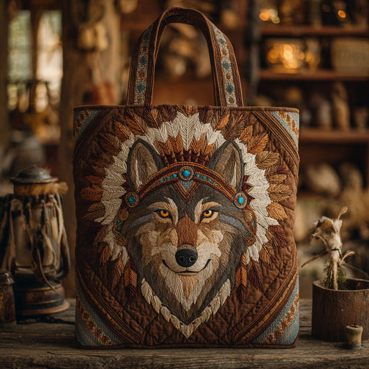 Golden Alpha Quilted Tote Bag NCU0TV158