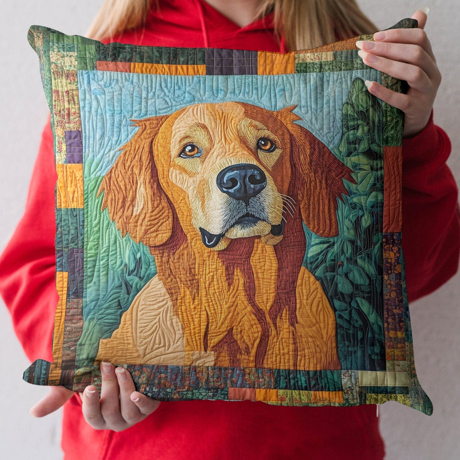 Golden retriever pillow case 2025