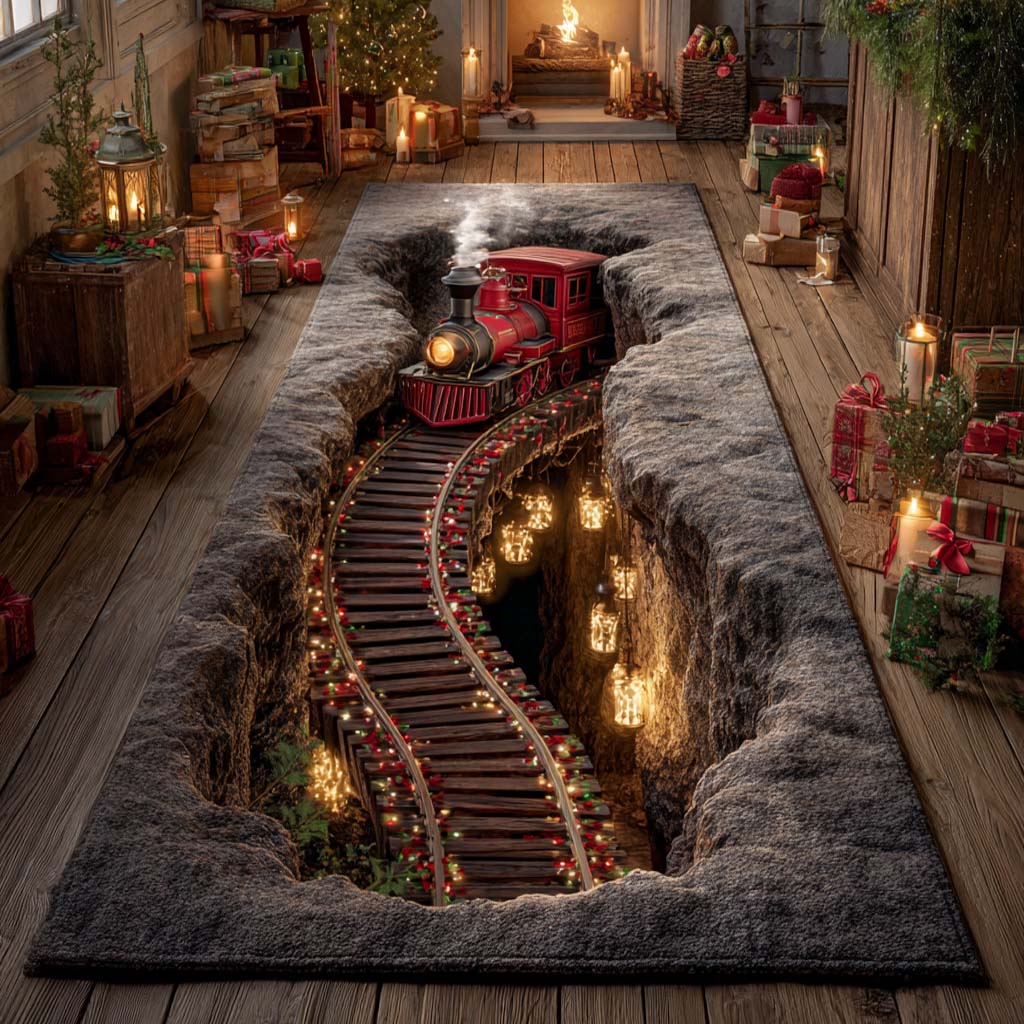Christmas Train Runner Carpet NCU0VT312