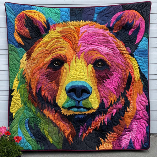 Grizzly Solitude Quilted Blanket NCU0NT7505