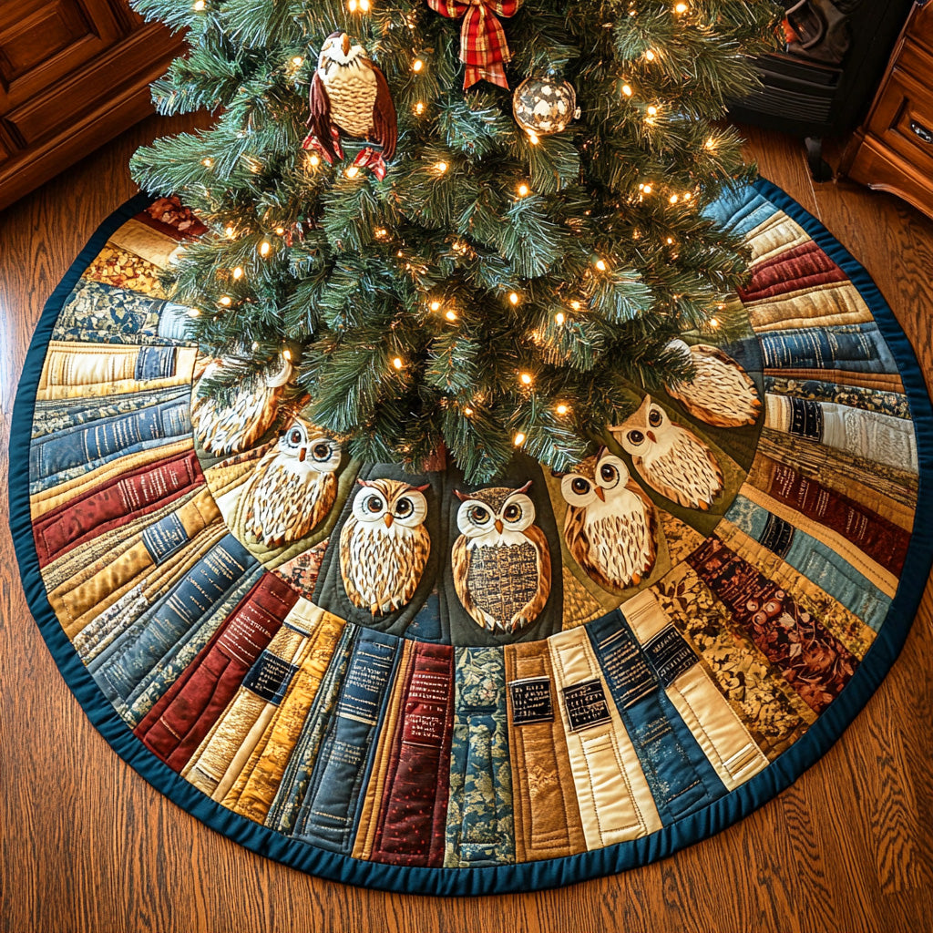 Guardian of Stories Christmas Quilted Tree Skirt NCU0TD1114